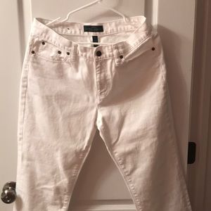 Lauren Ralph Lauren white jeans sz 10
